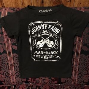 Johnny Cash Man In Black Boys Tee